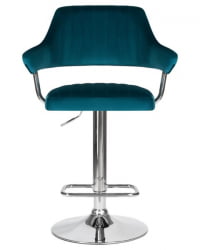 Стул барный ДОБРИН CХАРЛИ (морской волны велюр (МДЖ9-99)) 2 шт / DOBRIN CHARLY (MJ9-99))