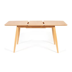 Раздвижной стол Павиллион (Павильон) основание бук, столешница мдф, 80кс120+40кс75см, Натуральный / Pavillion 80x120+40x75см,