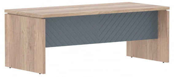 Стол руководителя Торр ЛУКС ТЛСТ 209 Дуб Каньон Серо-голубой / Torr LUX TLST