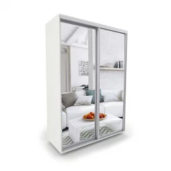 Шкаф в гостиную Акцент-Сим З 1200х600 Выбеленное дерево