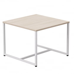 Стол журнальный Еверпроф ЕВО 254С024 Дуб Соната Белый / Everprof EVO 254S024