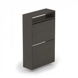 Тумба в прихожую 2-х уровневая Венге