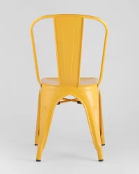 Стул ТОЛИКС с высокой спинкой Желтый глянцевый / TOLIX