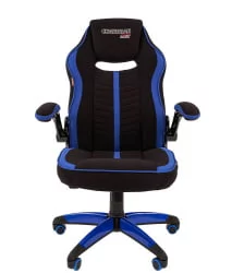 Кресло геймерское CХАИРМАН ДРАЙВ (ГАМЕ) 19 Синий-черный / CHAIRMAN (GAME)