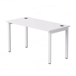 Стол прямой на металлокаркасе, опоры 45 гр Еверпроф ЕВО 254С003 Белый / Everprof EVO 254S003