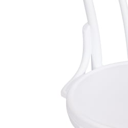 Стул ТХОНЕТ (мод. ПЛ62) пластик, 42 кс 52 кс 89 см, Вхите (Белый) 01 / THONET (mod. PL62) x x White