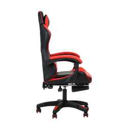 Кресло 1206 КИНГКУЕЕН цвет черный/красный с массажем 1206-блаcк-ред-масс / KINGQUEEN 1206-black-red-mass