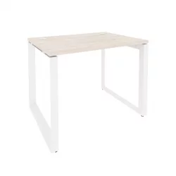 Стол рабочий на О-образном м/к ОНИКС О.МО-СП-1.7 Денвер Светлый/Белый / ONIX O.MO-SP-1.7