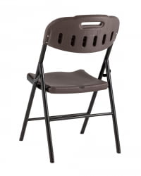 Складной стул банкетный коричневый под дерево