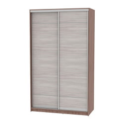 Шкаф-купе коричневый Б-220х135х60-3(ЯШТ-ЯШС-Д7Д7) / B-220х135х60-3(ЯШТ-ЯШС-D7D7)