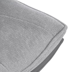 Кресло Космо велюр/букле/экокожа, ВТ шапе силвер/графит / Cosmo VT shape silver/графит