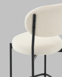 Стул полубарный Бриф ДД ПБ букле молочный / DD