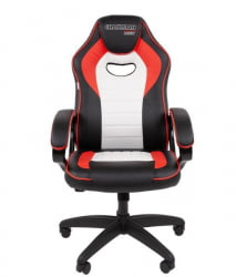 Кресло геймерское CХАИРМАН ДРАЙВ (ГАМЕ) 16 черный пластик черный/оранжевый/белый / CHAIRMAN (GAME)