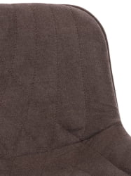 Барный стул Еверпроф Грасе Блаcк Ткань Темно-коричневый / Everprof Grace Black