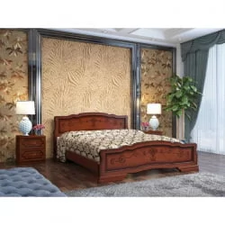 Кровать из массива Карина-6 200х90 Орех