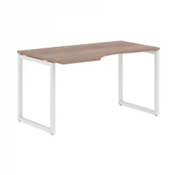 Стол письменный левый КСТЕН-К КСКCЕТ 149 Л Дуб Сонома Белый / XTEN-Q XQCET L