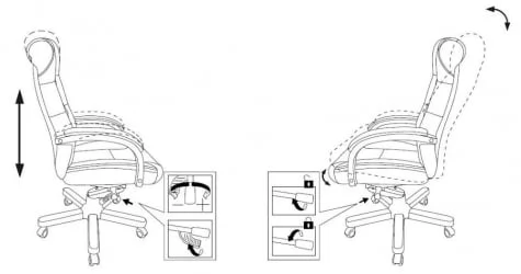 Кресло руководителя Бюрократ Т-9928ВАЛНУТ/БЛАCК / T-9928WALNUT/BLACK