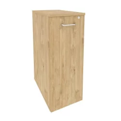 Тумба высокая выдвижная приставная / опорная ОНИКС О.ВТПО-7 Тиквуд Светлый / ONIX O.VTPO-7