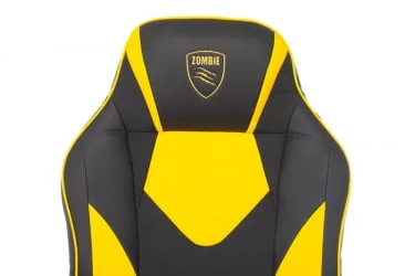 Геймерское кресло Зомбие ГАМЕ 17 Черный-желтый / Zombie GAME