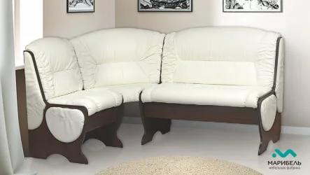 Уголок для маленькой кухни Кожа Терра 100/Венге / Terra