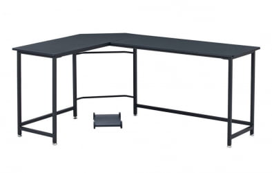 Угловой компьютерный стол КИВИ Черный БК / KIWI BK