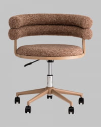 Стул офисный Понтй светло-коричневый бежевые ножки / Ponty