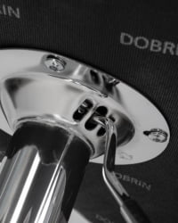 Стул барный ДОБРИН БАРНИ (серый велюр (МДЖ9-75)) 2 шт / DOBRIN BARNY (MJ9-75))