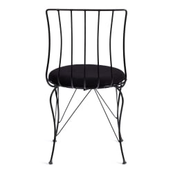 Стул ЛАЛИТА (мод. 172) металл/ткань, 44 х 51.5 х 85 см, Блаcк (черный) / LALITA (mod. Black