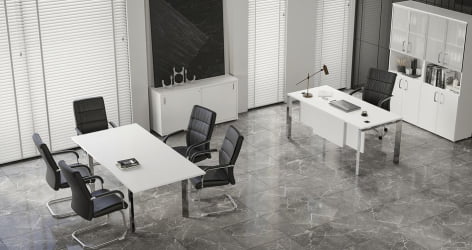 Царга стола руководителя ОНИКС ДИРЕCТ ЛУКС О.М-CСР-6 Белый бриллиант / ONIX DIRECT LUX O.M-CSR-6