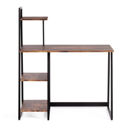 Письменный стол с полками ВД-16 бурнт / WD-16 burnt