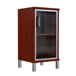 Стеллаж стекло в раме В411.4 Л Бургунди / L