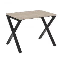 Стол рабочий ЛОФТ ВР.Л-СРКС-1.7 Металл черный Дуб Аттик / LOFT VR.L-SRX-1.7