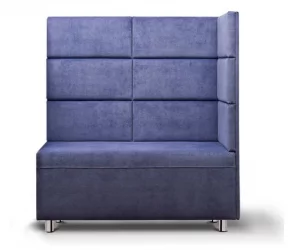 Диван металл Клаб-10 1Б/120 Индиго Крайола