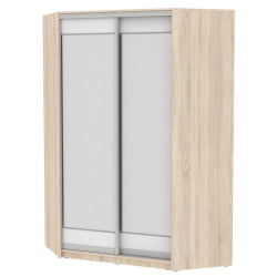 Шкаф-купе ЙА-230х1400-568-3(ДСС-Белый-Д2Д2) / YA-230х1400-568-3(ДСС-Белый-D2D2)