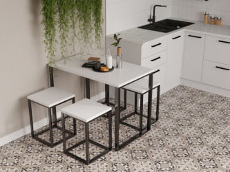 Стол обеденный САНВУТ СтК120 Белый / SANVUT