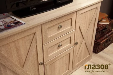 Спальня композиция 2 АДЕЛЕ Дуб Сонома/Орех шоколадный (спальня) / ADELE