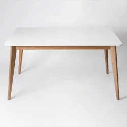 Стол обеденный Пегас 160кс95 Эмаль белая / 160x95