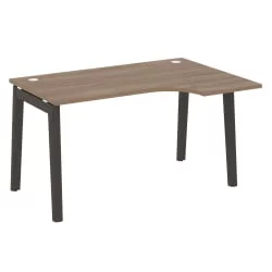 Стол эргономичный правый ОНИКС ВООД ОВ.СА-2(Р) Дуб Аризона/Темный / ONIX WOOD OW.SA-2(R)