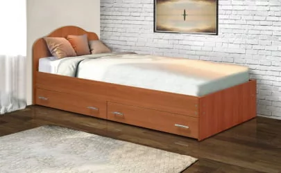 Кровать с ящиками на уголках №3 ЛДСП 700*1900 Бук