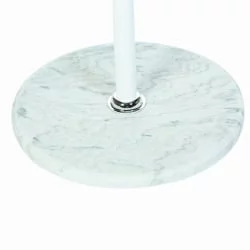 Вешалка-стойка БРАБИКС CР-1906 на мраморном диске Белый / BRABIX CR-1906