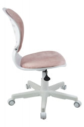 Кресло 1139 ФВ ПЛ Вхите велюр Блисс 08 розовый / FW PL White Bliss