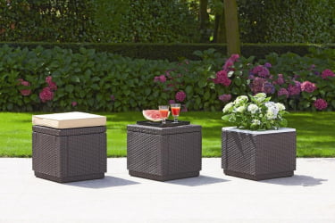 Пуф-сундук Кубе Коричневый / Cube