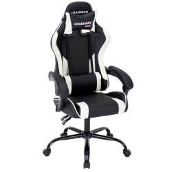 Геймерское кресло CХАИРМАН CХ41 Черный-белый / CHAIRMAN CH41