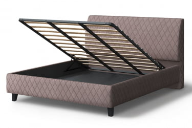 Кровать Хилтон, 2000 кс 1600 мм, кофе / x
