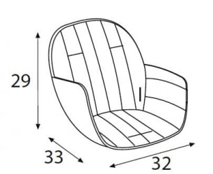 Текстиль в стул Микуна ОВО ЛУКСЕ ТКС-1646 Вхите / Micuna OVO LUXE TX-1646 White