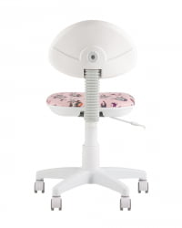 Кресло компьютерное детское УМКА Гирлс пластик белый / Girls