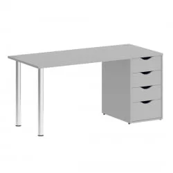 Стол письменный ХОМЕ ОФФИCЕ ВР.СП-3-158.4 Серый / HOME OFFICE VR.SP-3-158.4