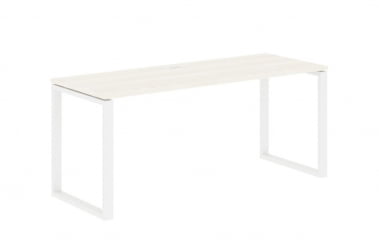 Стол письменный ЕДИС ЕКСТ 1767 Ясень Траун Белый / EDIS EQST
