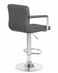 Стул барный ДОБРИН КРУГЕР АРМ Серый / DOBRIN KRUGER ARM