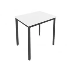 Стол письменный на металлокаркасе СЛИМ СЙСТЕМ С.СП-2.1 Белый-Антрацит / SLIM SYSTEM